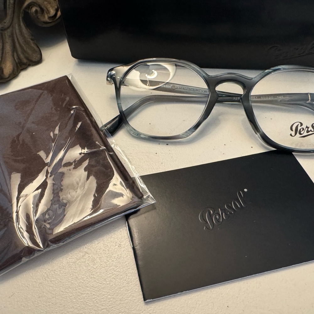 Persol New Women's Glasses - Gray Blue.